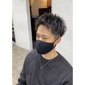 メンズショート/ニュアンスパーマ/￥10780