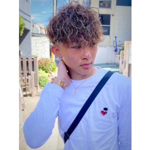 無造作×ツイストスパイラルパーマ