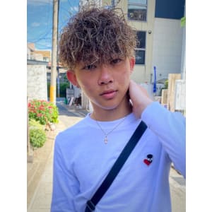 無造作×ツイストスパイラルパーマ