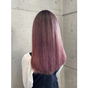ピンクバレイヤージュ