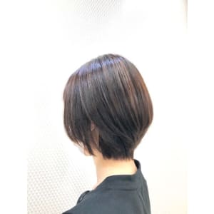 グラデーション/ショートボブ/小顔/20代30代40代/丸み