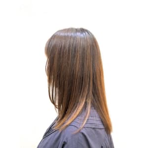 髪質改善美髪エステ/オレンジブラウン/ロング/20代30代