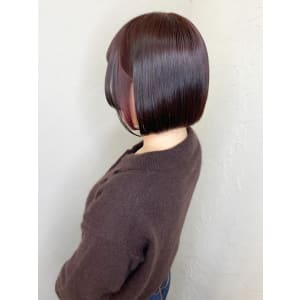【Reir下北沢】*インナーカラー+バーガンディ×ブラウン*