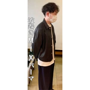ビジネスメンズ波巻きパーマ+マーブ - ブルーモスクTOKYO【ブルーモスクトウキョウ】掲載中