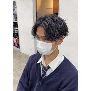 センターパート/ツイスパ/メンズ/￥10780