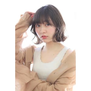 20代30代40代◎ショコラベージュ×大人かわいい外ハネボブ