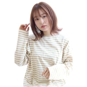 【20代30代40代】シースルーバング×くびれヘアボブ