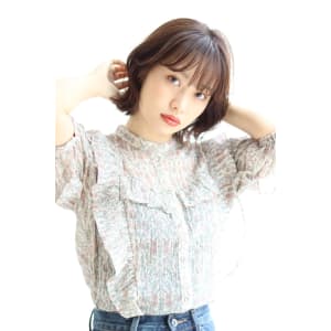 くびれヘア★シースルー前髪★ニュアンスカラー★20代30代4