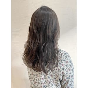 春カラー透け感シナモンベージュ