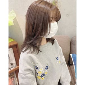 顔まわりレイヤーでセミロングの印象を変えます☆ - EMU international 春日部本店【エムインターナショナル】掲載中