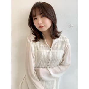 韓国くびれヘアインナーベージュ
