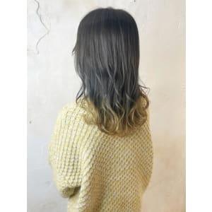 【Reir吉祥寺】*ラインカラー+イエロー×モノトーン*
