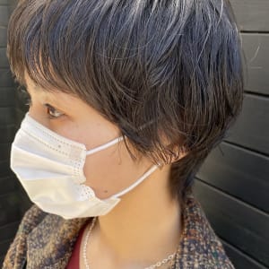 とれかけのパーマを活かしたショート