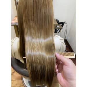 【miel hair新宿】キラ髪縮毛矯正×艶カラー