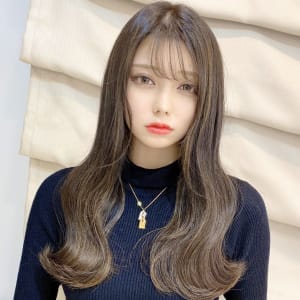【金沢】丸顔カバー/20代30代/2wayバング/ロング