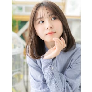 大人かわいいインナーカラーシースルーバング イヤリングカラー - COVER HAIR & SPA bliss【カバーヘア アンド スパ ブリス】浦和/浦和西口店【カバー ヘア アンド スパ ブリス ウラワ ウラワニシグチテン】掲載中