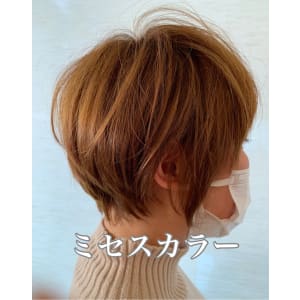 ミセスショートカラー