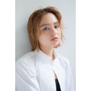 【miel hair新宿】ハイトーン×カジュアルボブ
