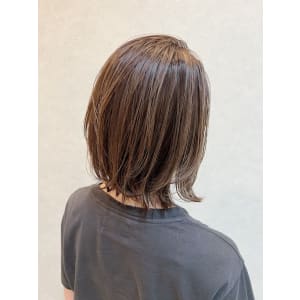 細めハイライト春ベージュ