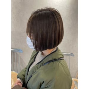 【BOND平山のサロンスタイル】ミルクティーブラウン　
