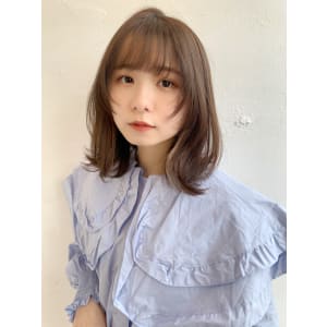 韓国ヘア顔まわりプチウルフ