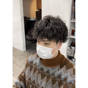 スパイラルマッシュ/メンズパーマ/￥10780