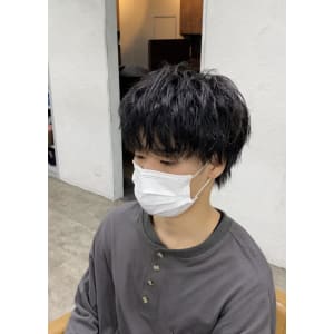 ショートマッシュウルフ/無造作セット/￥5280