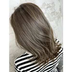 白髪ぼかしハイライト20代30代40代￥15400