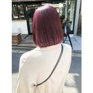 【Reir下北沢】*大人ガーリーボブ+バーガンディ*