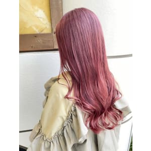 【Reir下北沢】*リバースカール+ラズベリーピンク*