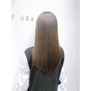 艶ロング　艶ベージュ　ヘアケア　髪質改善