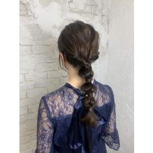タマネギヘア結婚式ヘア20代30代4950円