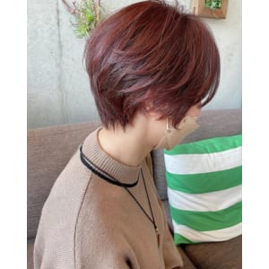 丸みレイヤーショートはカラーで個性的に☆ - EMU international 春日部本店【エムインターナショナル】掲載中