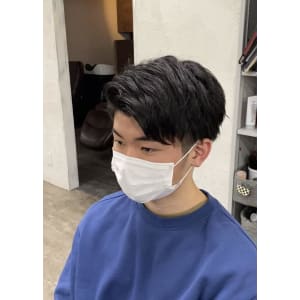アシメアップバング/メンズ/カット/￥5280