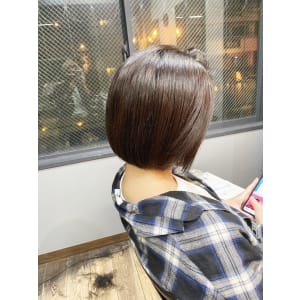 恵比寿ボブ・白髪ぼかし・ファーストグレイ - hair&make egerie【ヘアアンドメイクエジェリ】掲載中