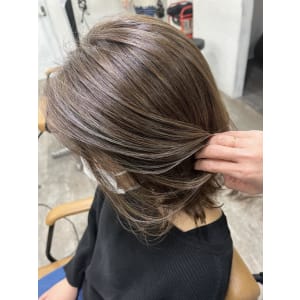 白髪ぼかしハイライト20代30代40代￥15400