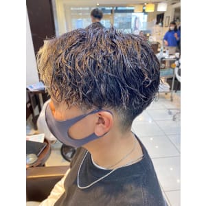 ミストバングツイストスパイラルパーマ