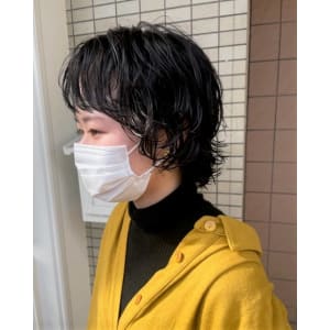 ショートウルフパーマ