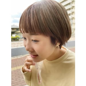 ベージュショート