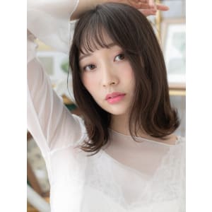 大人かわいいシースルーバングバレイヤージュ ニュアンスカラー - COVER HAIR & SPA bliss【カバーヘア アンド スパ ブリス】浦和/浦和西口店【カバー ヘア アンド スパ ブリス ウラワ ウラワニシグチテン】掲載中