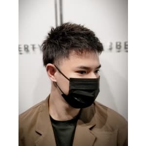 【スポーティーメンズ】ツーブロックショートスタイル