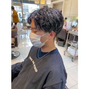 スパイラルセンターパーマ