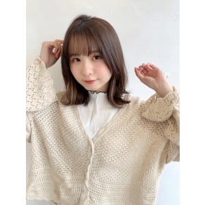 インナーカラー/くびれ韓国ヘア