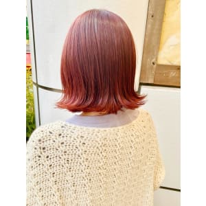 【Reir下北沢】*外ハネボブ+スカーレットオレンジ*