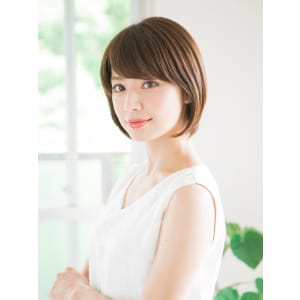 #ワンカールボブ#ショコラベージュ#縮毛矯正