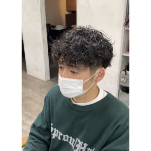 前下がりマッシュ/スパイラルパーマ/￥10780