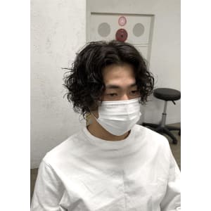ワイルドウルフパーマ/メンズパーマ/￥10780