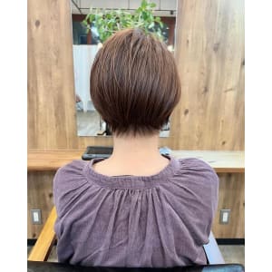 ショートヘア☆丸みショート☆イルミナカラー - Flag Hair 西通り店【フラッグ ヘアー ニシドオリテン】掲載中