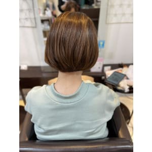 美髪ハイライト活かしカラー