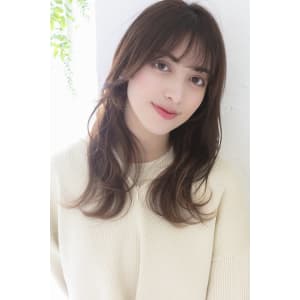 韓国風ヘア/7オルチャンヘア/ヨシンモリ/フェザーバング
